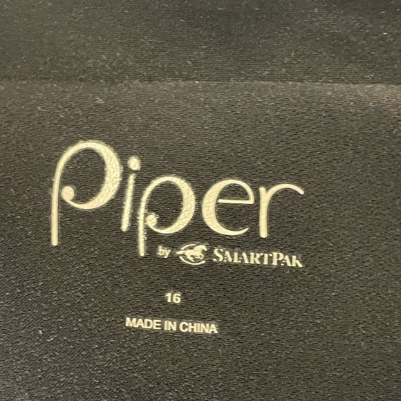 Soft shell Piper 4 button (snap/zip) show coat black size 16 - Picture 5 of 10